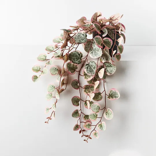 String of Hearts - Pink/Green