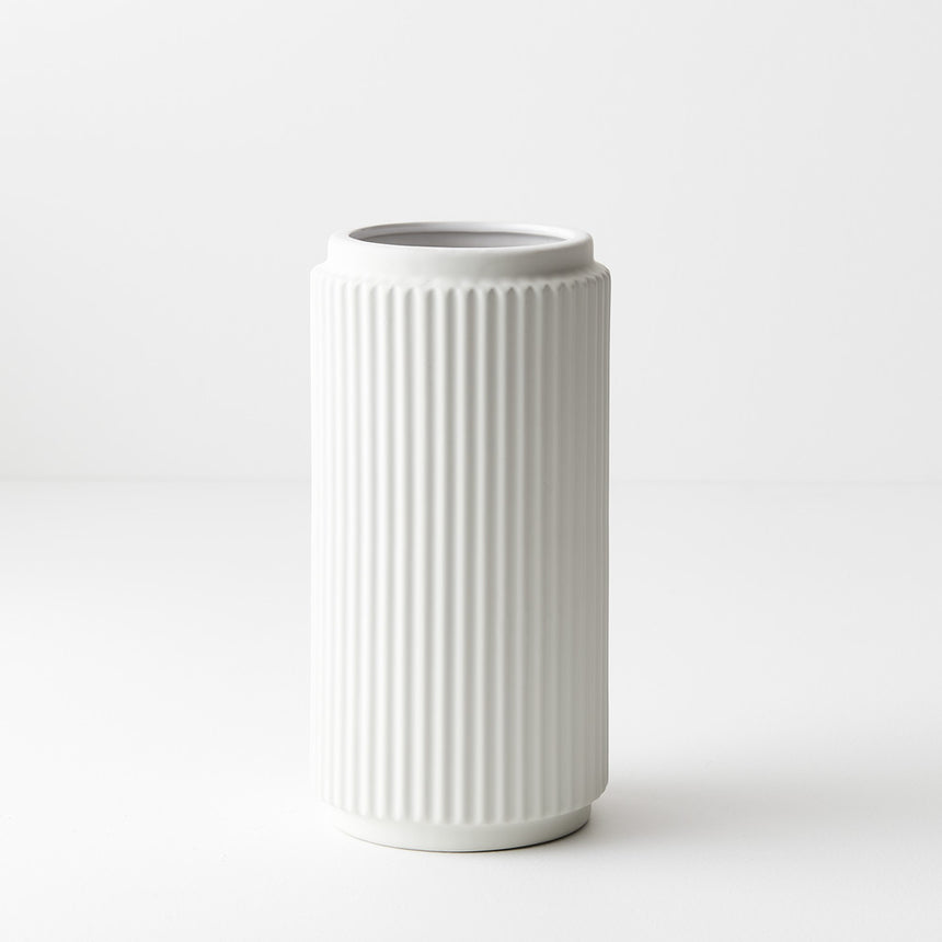 Culotta Ceramic Vase - (White)