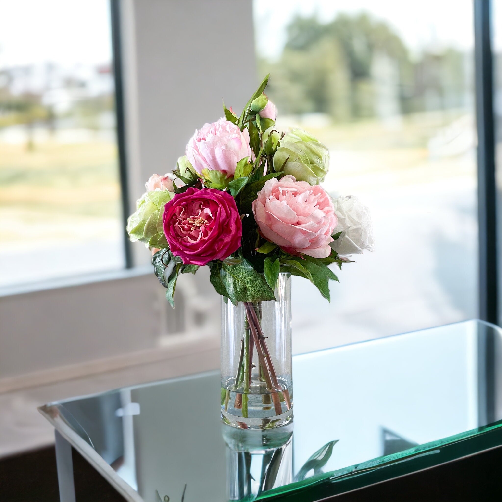 Realistic Artificial Garden Flower Arrangements & Bouquets – Seaholly