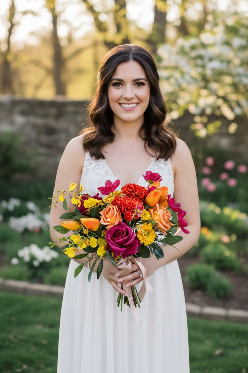 Garden Radiance Bridal Bouquet
