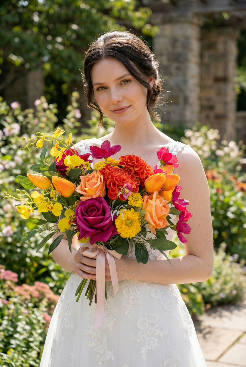 Garden Radiance Bridal Bouquet