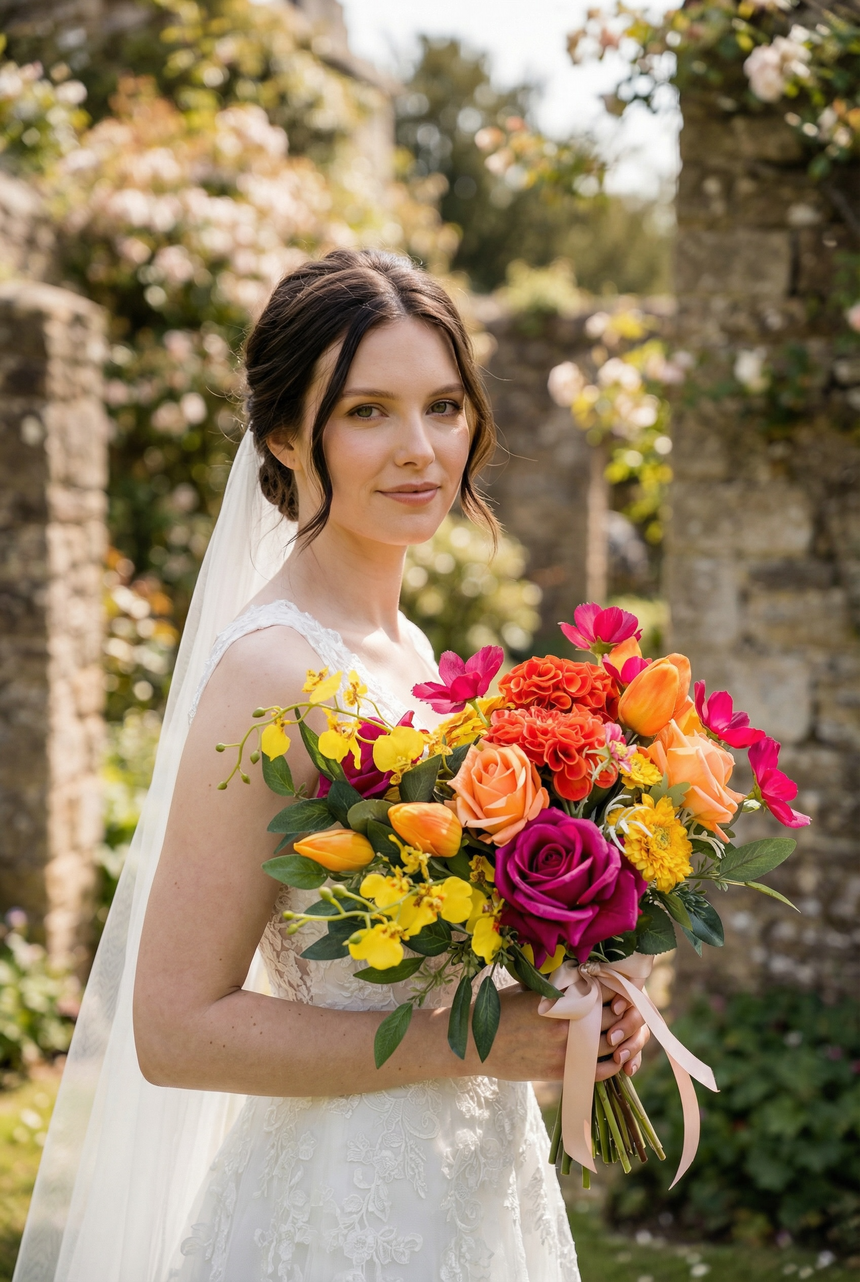 Garden Radiance Bridal Bouquet