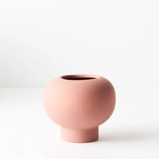 Ceramic Fishbowl - (Dusty Pink)