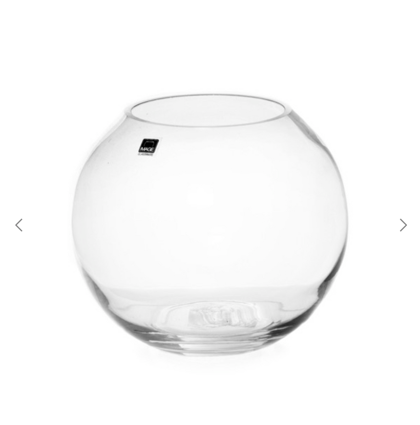 Glass Fishbowl Vase (Large)